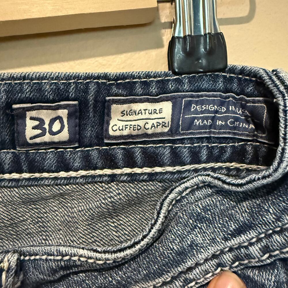 Miss Me Women's Straight Leg Jeans - Dark Blue - Picture 4 of 10
